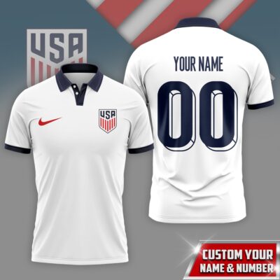 Alternative view of Usa | Premium WC26 Fan 3D Polo