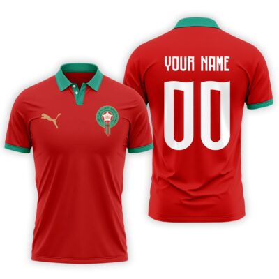 Morocco | Premium WC26 Fan 3D Polo