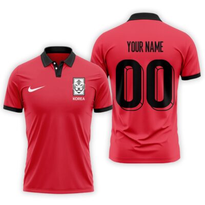 South Korea | Premium WC26 Fan 3D Polo