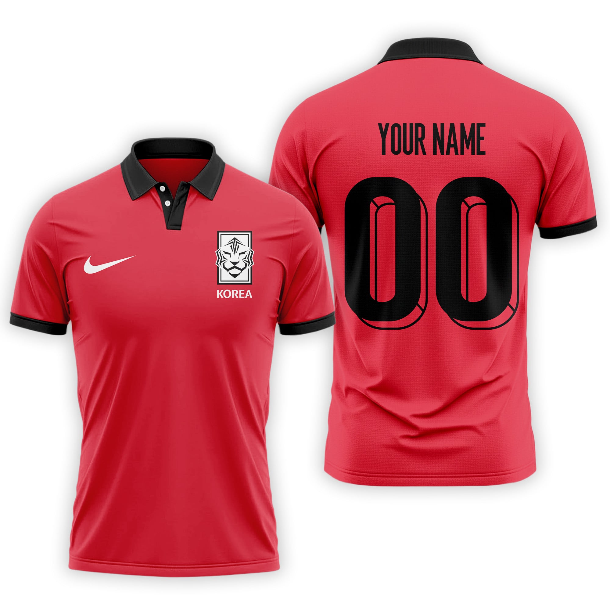 South Korea | Premium WC26 Fan 3D Polo
