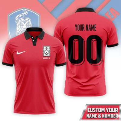 Alternative view of South Korea | Premium WC26 Fan 3D Polo