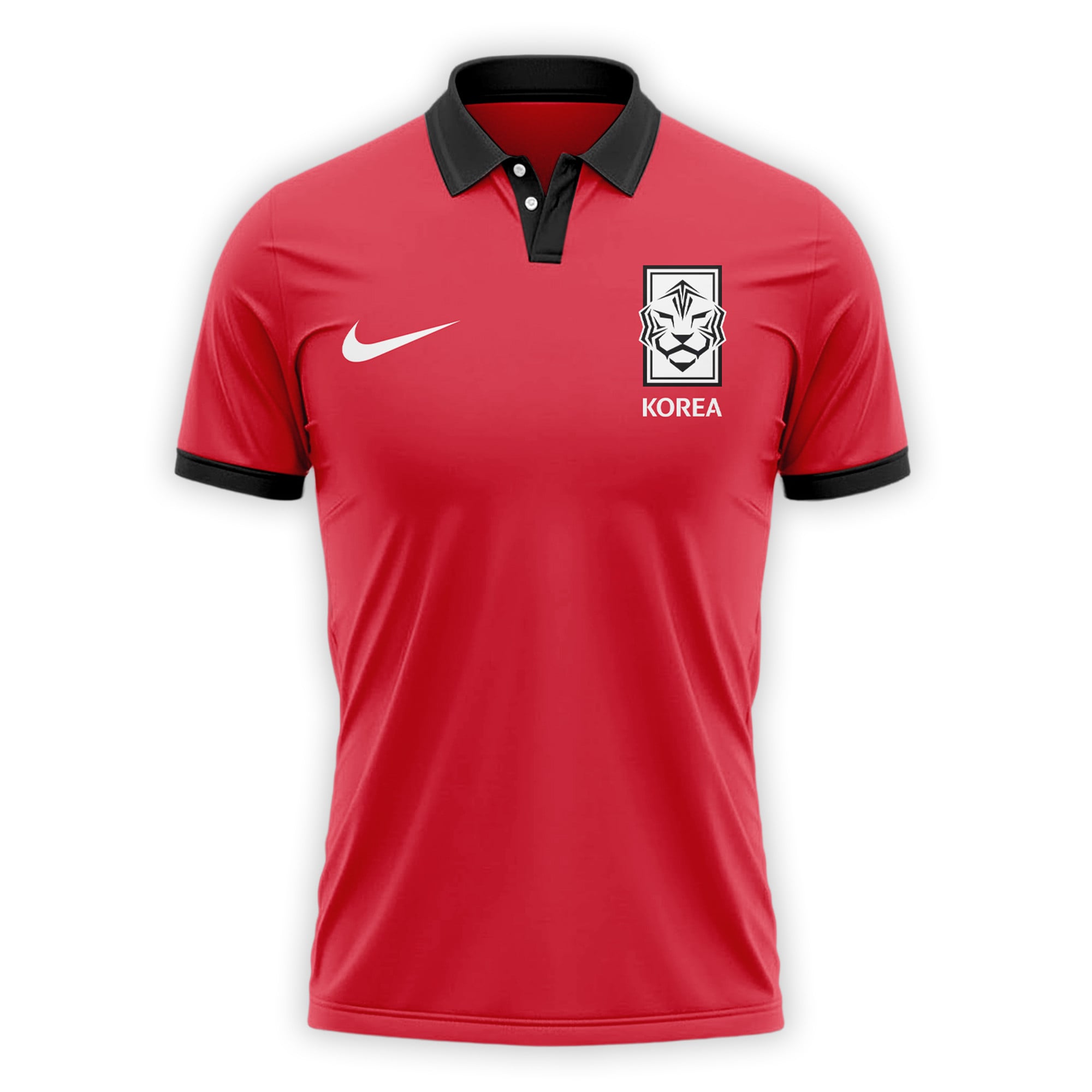 South Korea | Premium WC26 Fan 3D Polo - Image 3