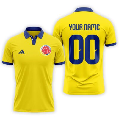 Colombia | Premium WC26 Fan 3D Polo - S