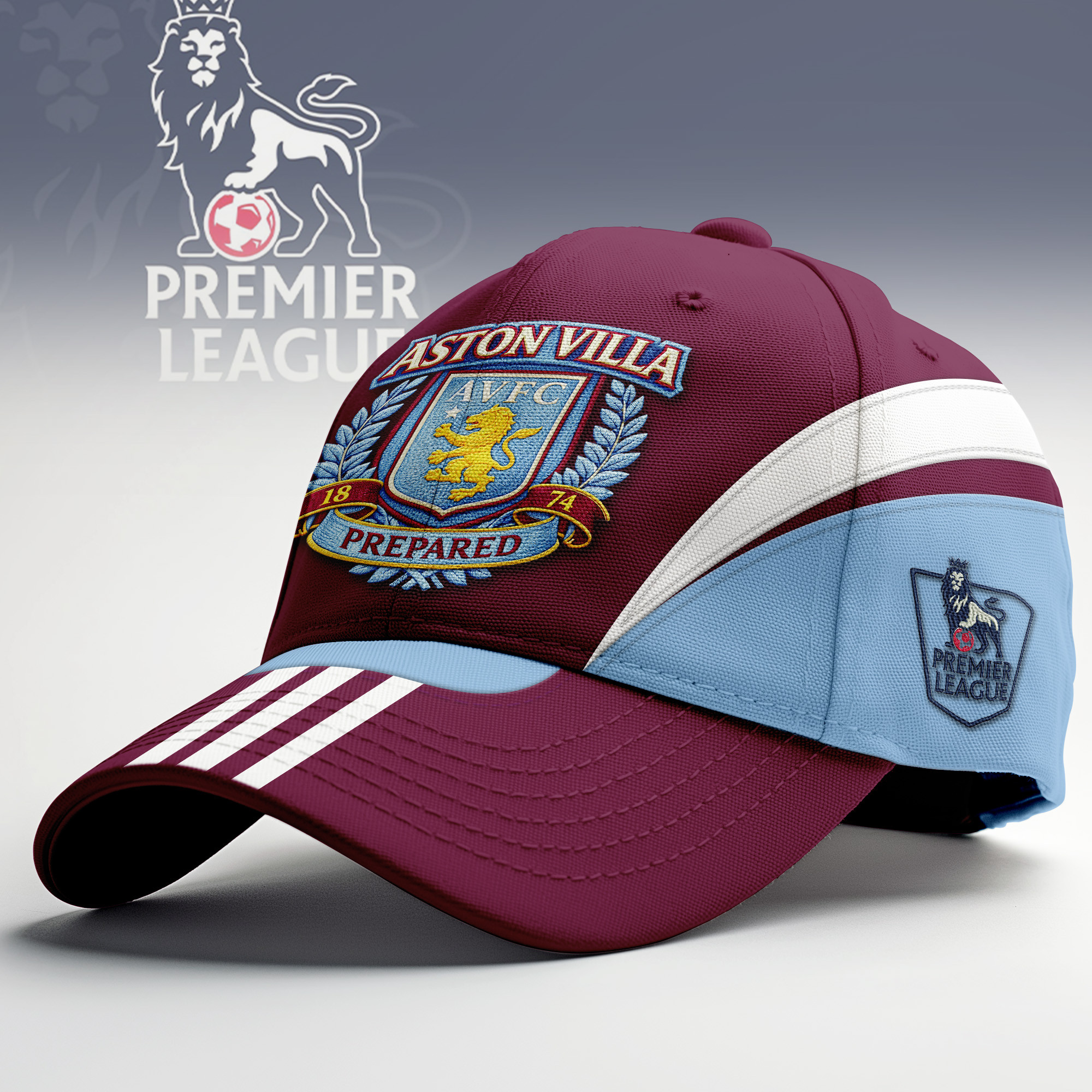 Aston Villa | Premium Premiere League Classic Cap HY - Image 2