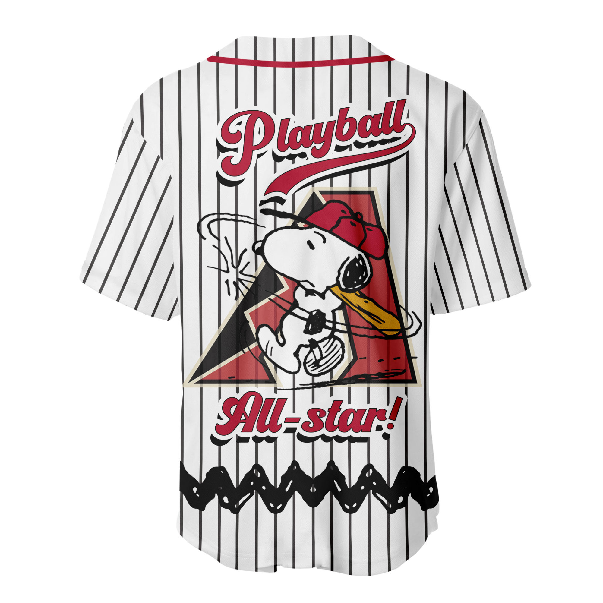 Arizona Diamondbacks | Premium MLB Snoopy Playball Jersey HY - Image 3