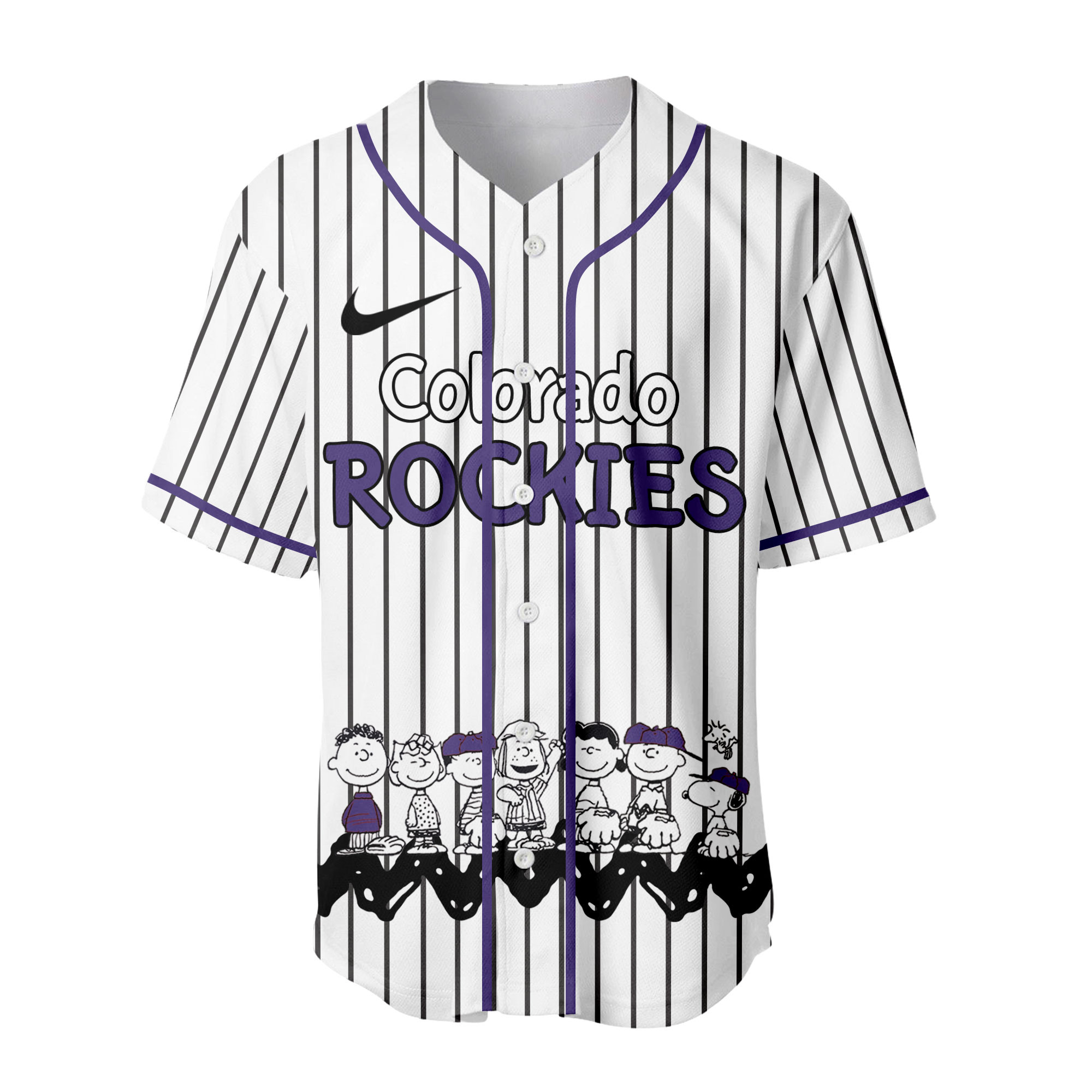 Colorado Rockies | Premium MLB Snoopy Playball Jersey HY - Image 2