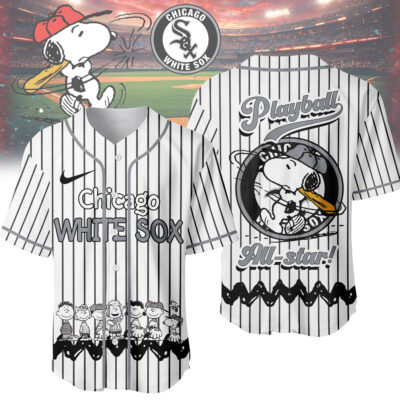 Chicago White Sox | Premium MLB Snoopy Playball Jersey HY