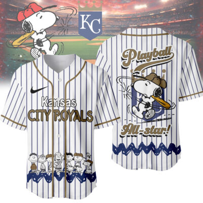 Kansas City Royals | Premium MLB Snoopy Playball Jersey HY - 2XL