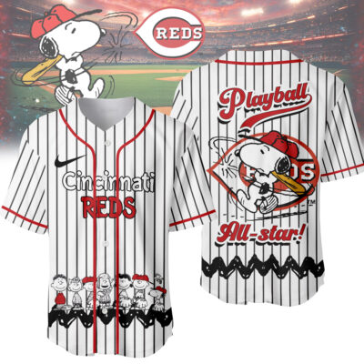 Cincinnati Reds | Premium MLB Snoopy Playball Jersey HY - S