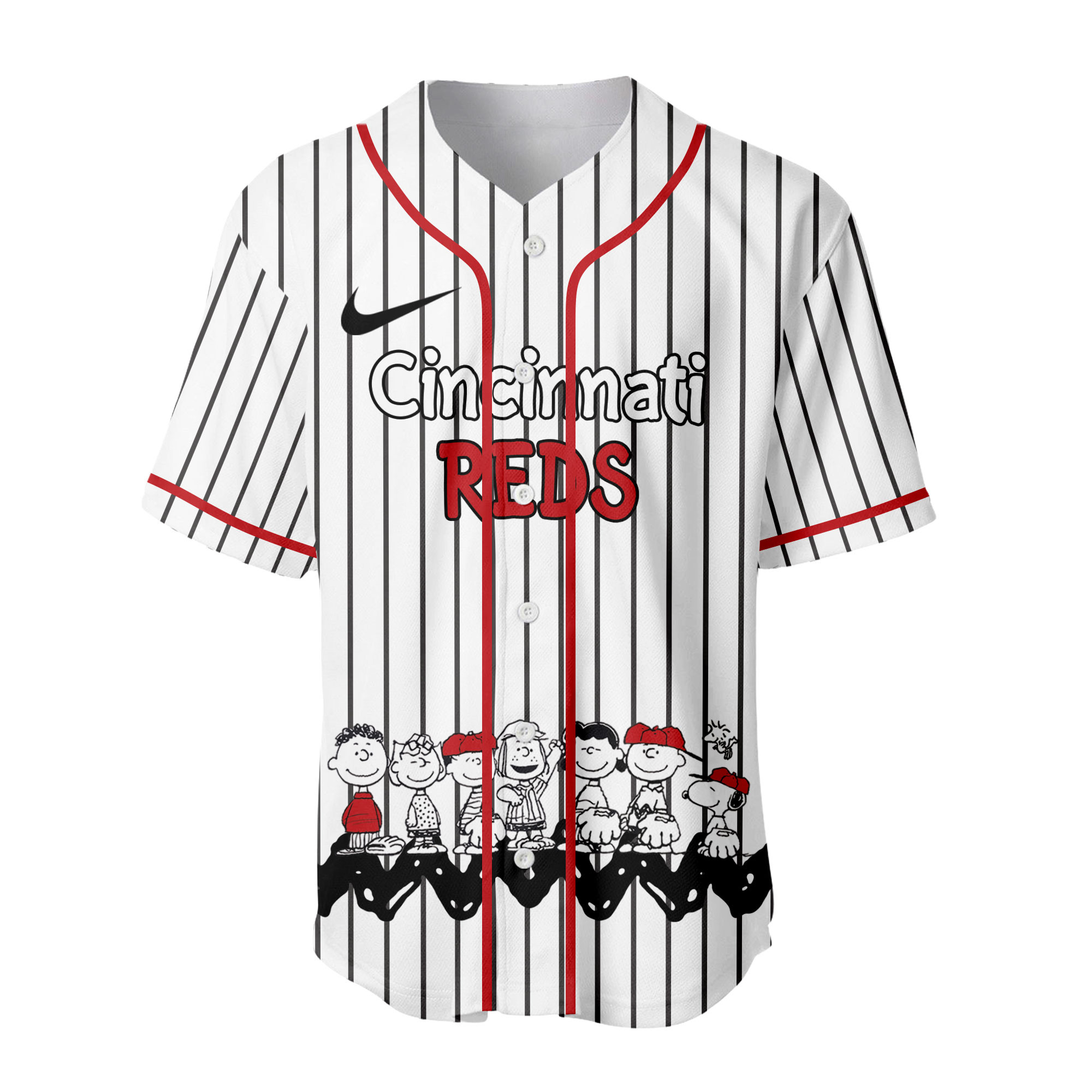 Cincinnati Reds | Premium MLB Snoopy Playball Jersey HY - Image 2