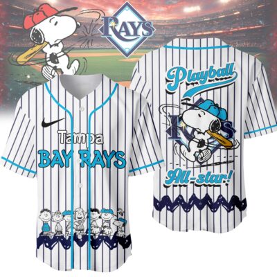 Tampa Bay Rays | Premium MLB Snoopy Playball Jersey HY