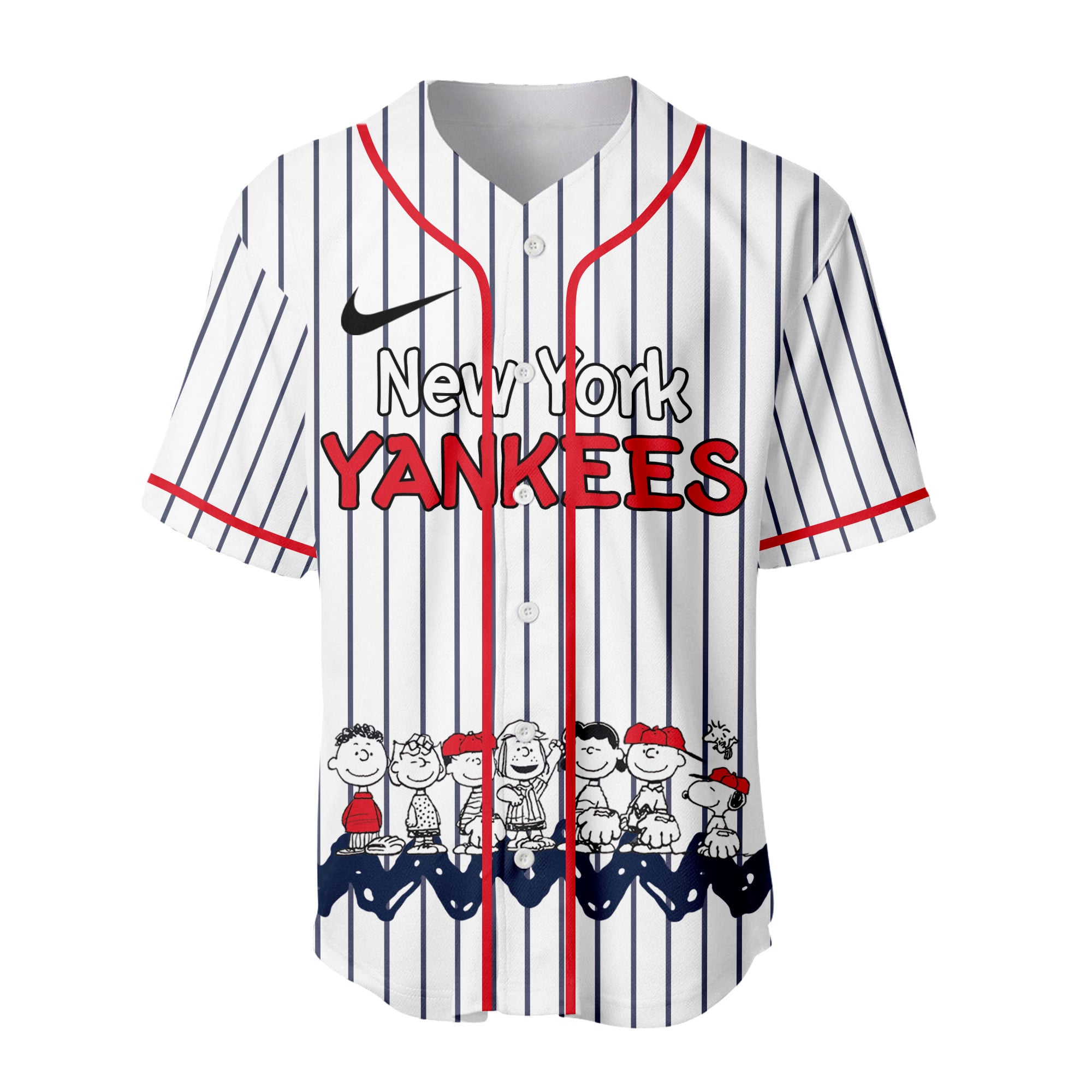 New York Yankees | Premium MLB Snoopy Playball Jersey HY - Image 2