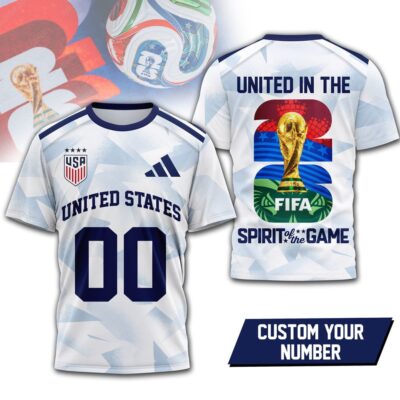 USA | Premium WC26 United 3D T-Shirt HY
