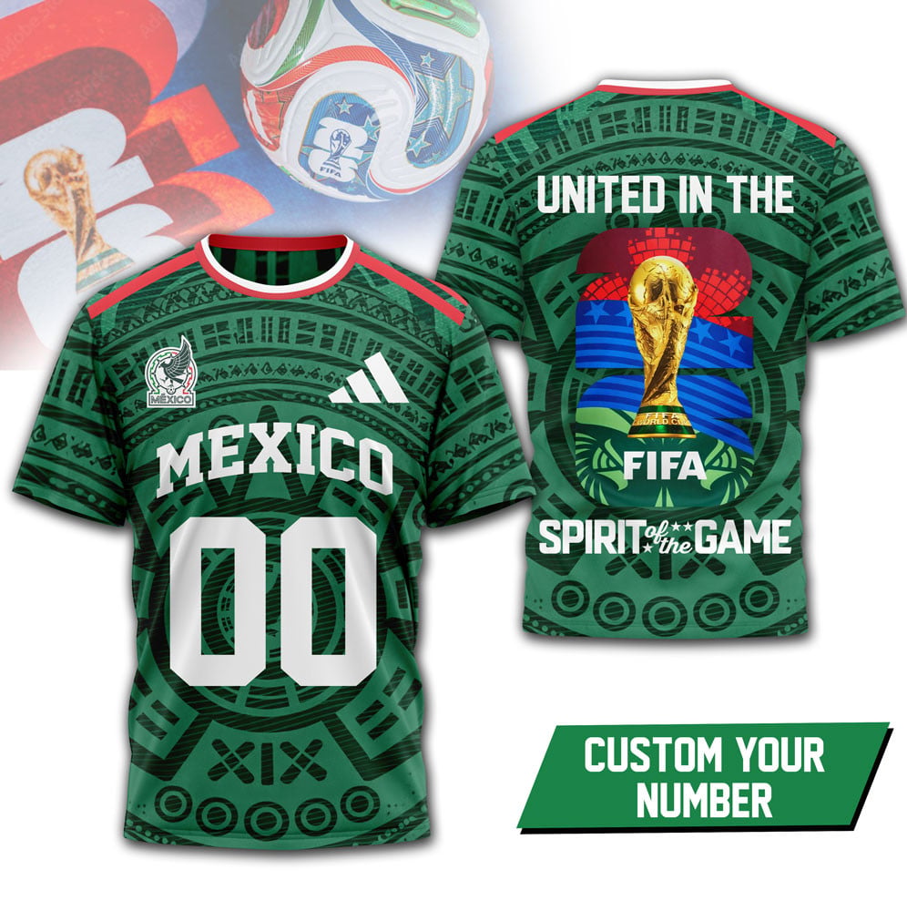 Mexico | Premium WC26 United 3D T-Shirt HY