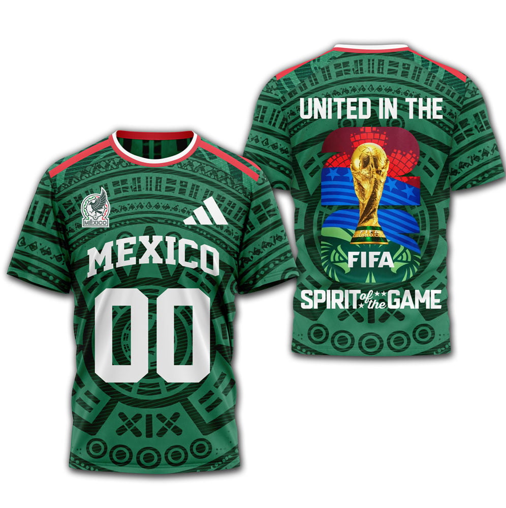 Mexico | Premium WC26 United 3D T-Shirt HY - Image 4