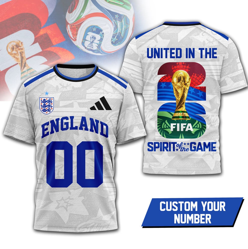 England | Premium WC26 United 3D T-Shirt HY