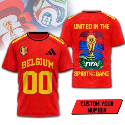 Belgium | Premium WC26 United 3D T-Shirt HY
