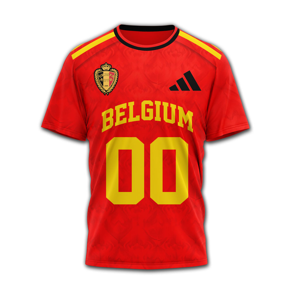 Belgium | Premium WC26 United 3D T-Shirt HY - Image 2