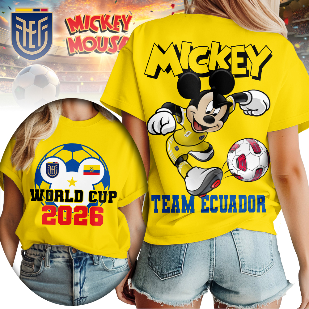 Ecuador | Premium WC26 Mickey Women Shirt - Image 3