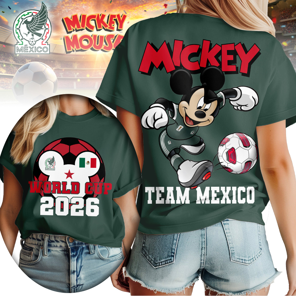 Mexico | Premium WC26 Mickey Women Shirt - Image 3