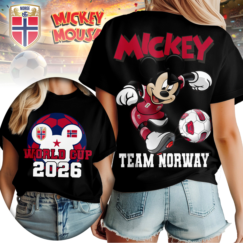 Norway | Premium WC26 Mickey Women Shirt - Image 2