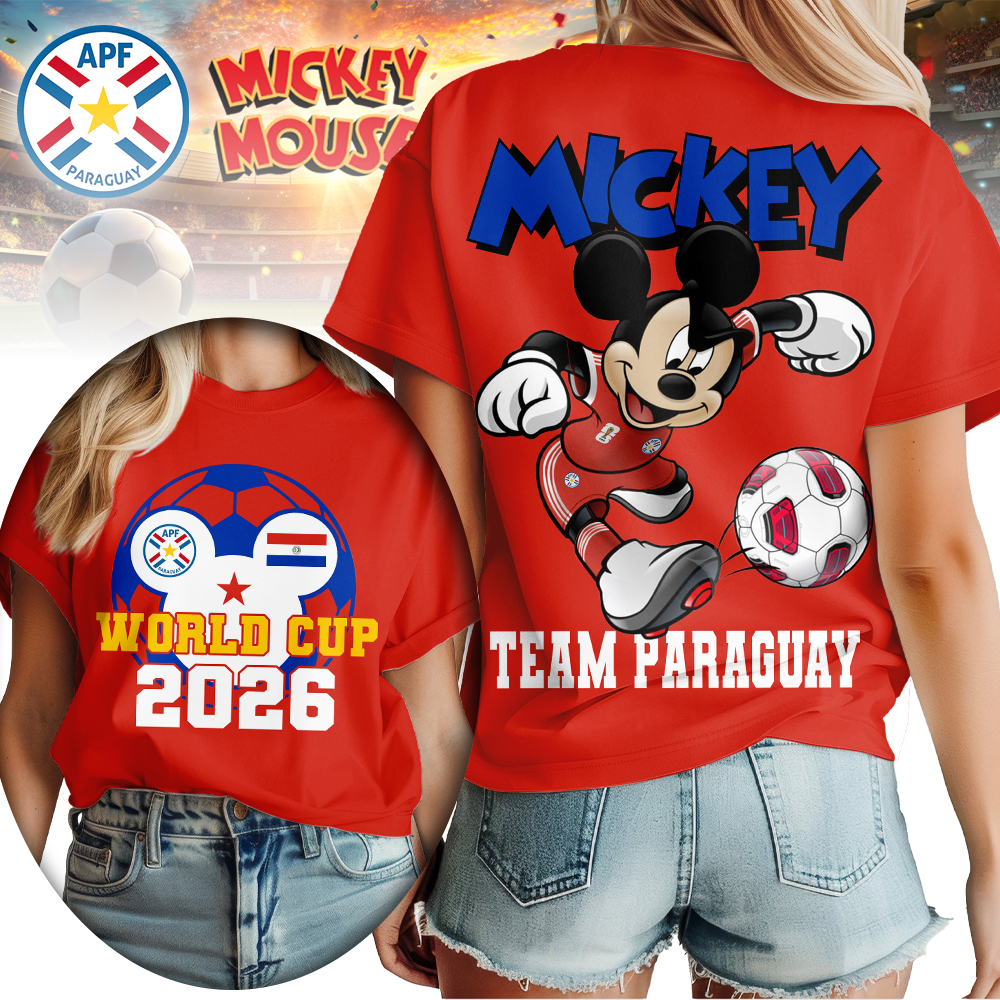 Paraguay | Premium WC26 Mickey Women Shirt - Image 3