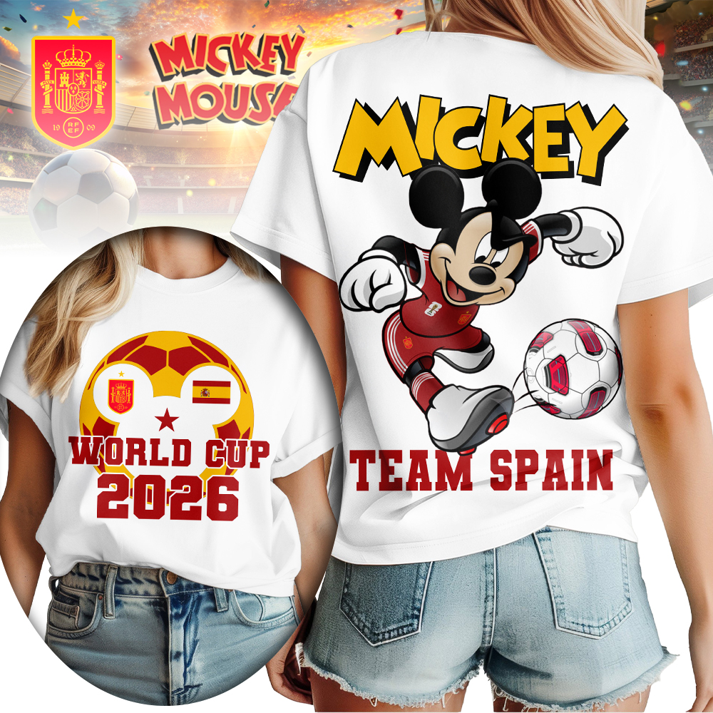 Spain | Premium WC26 Mickey Women Shirt