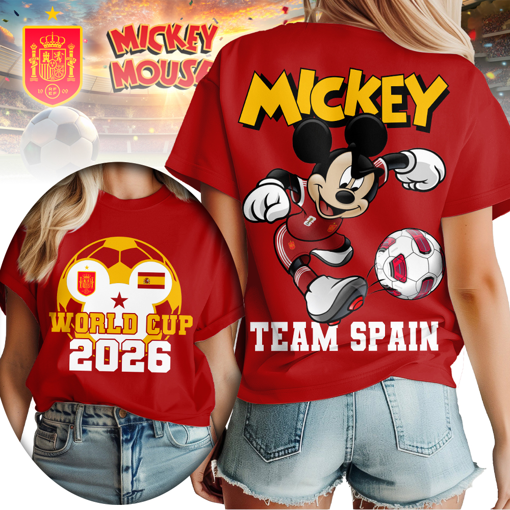Spain | Premium WC26 Mickey Women Shirt - Image 3
