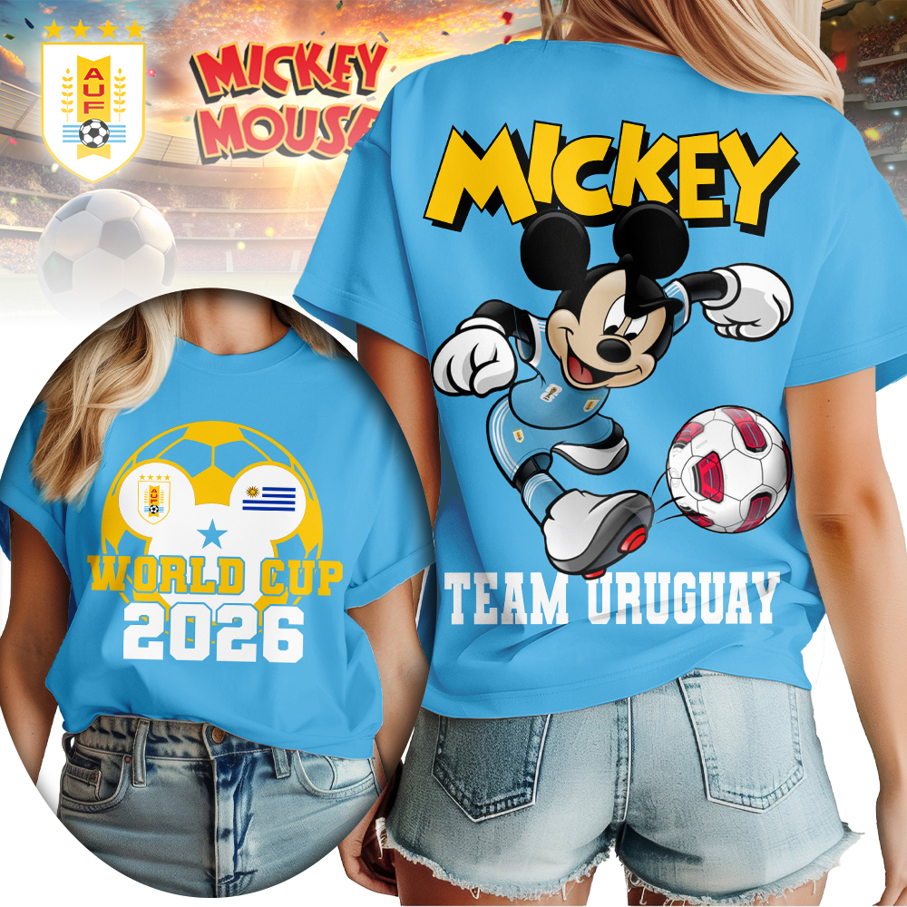 Uruguay | Premium WC26 Mickey Women Shirt - Image 3
