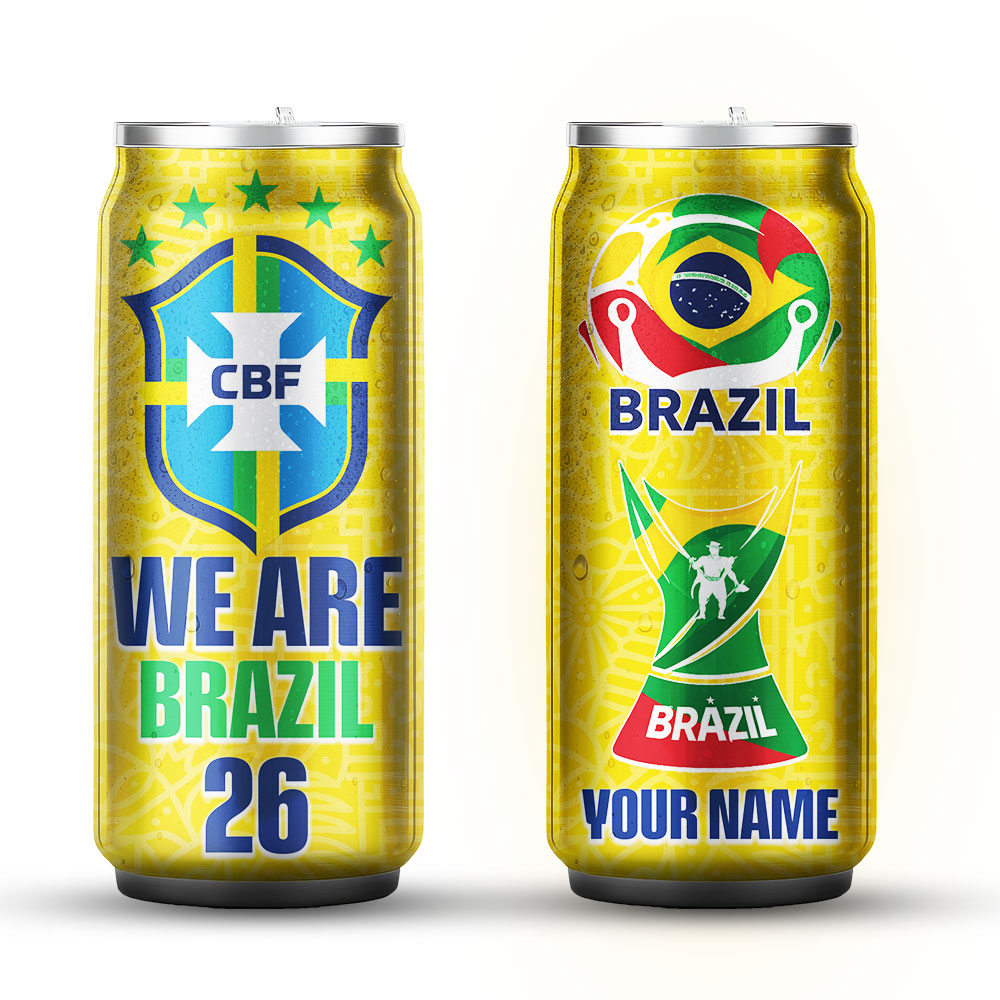 Brazil | Fifa WC26 Can Tumbler