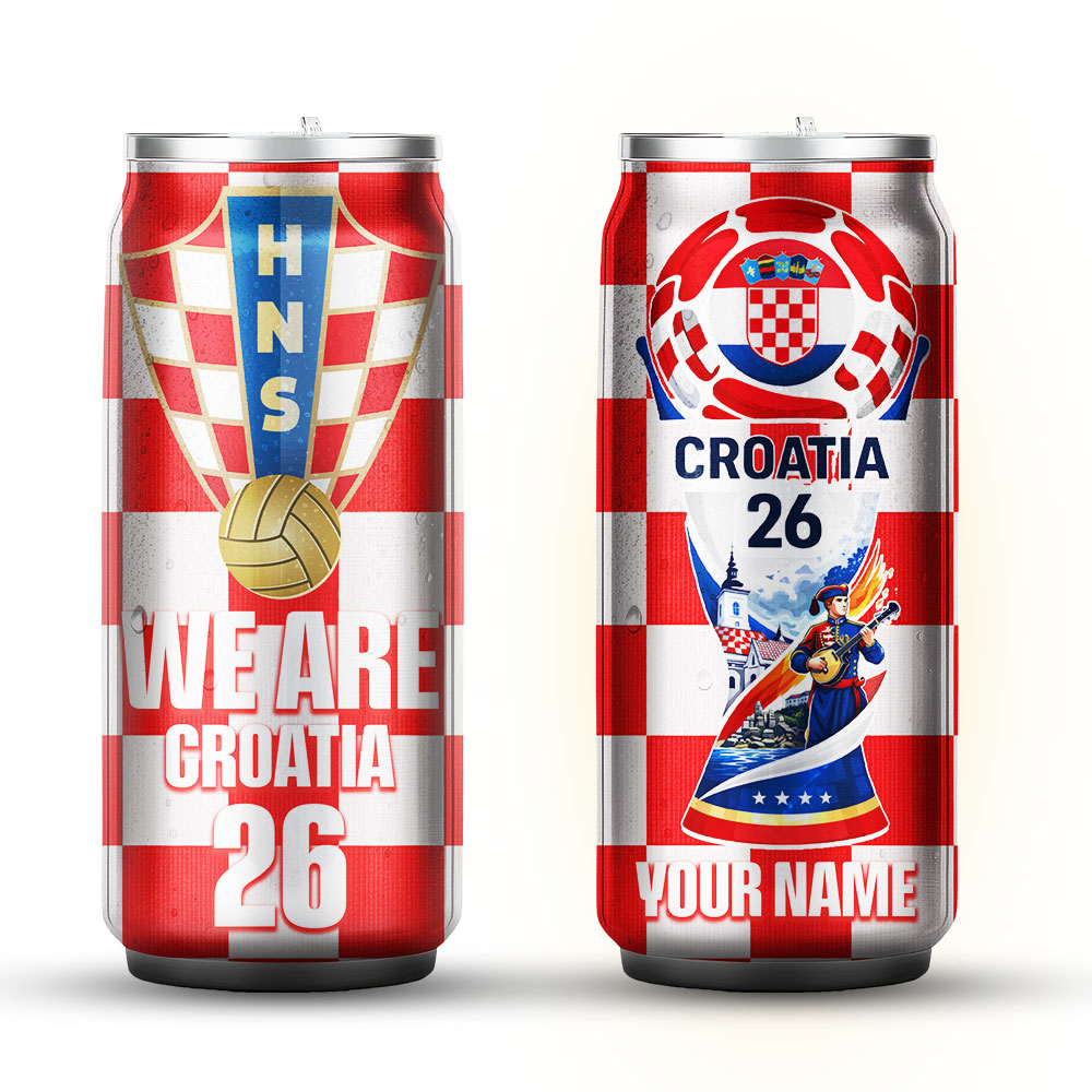 Croatia | Fifa WC26 Can Tumbler