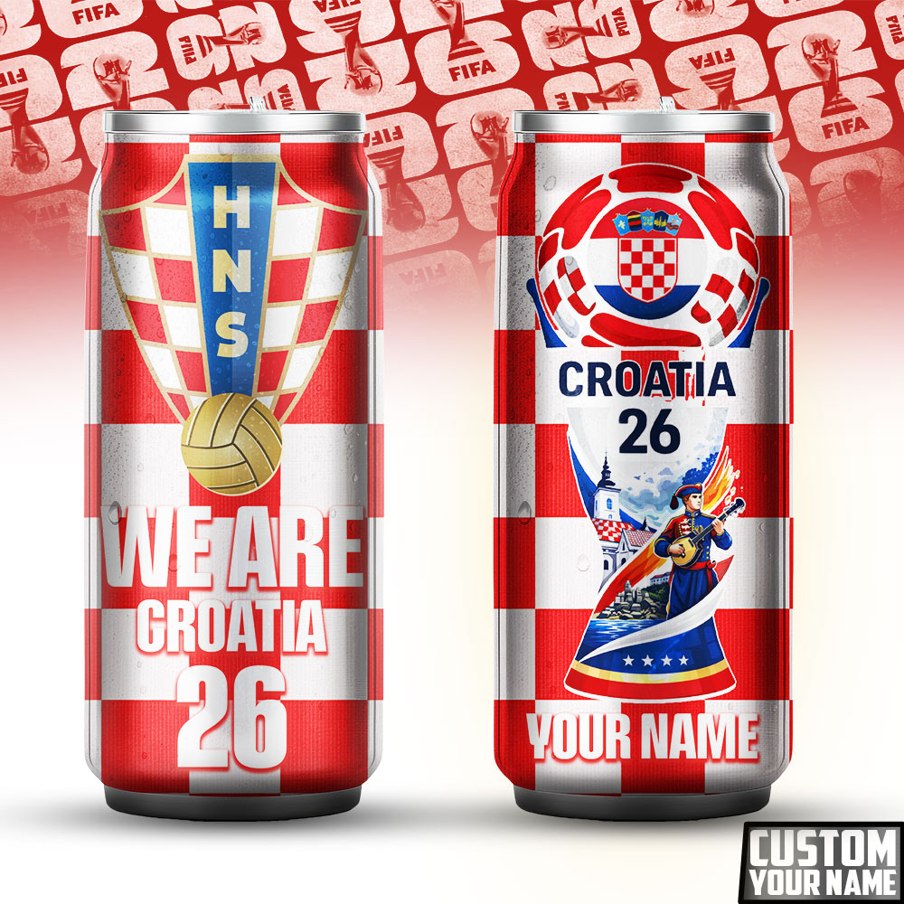 Croatia | Fifa WC26 Can Tumbler - Image 2