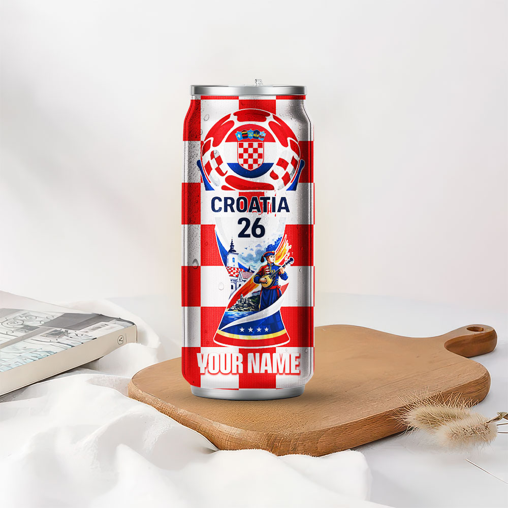 Croatia | Fifa WC26 Can Tumbler - Image 3