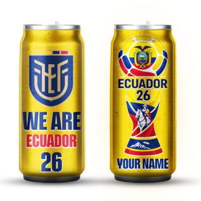 Ecuador | Fifa WC26 Can Tumbler - 500ml
