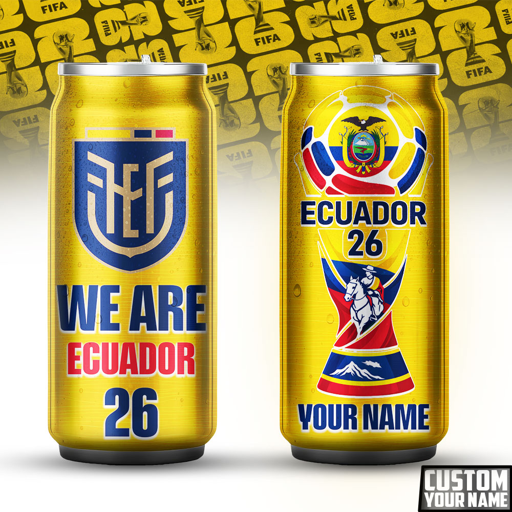 Ecuador | Fifa WC26 Can Tumbler - Image 2