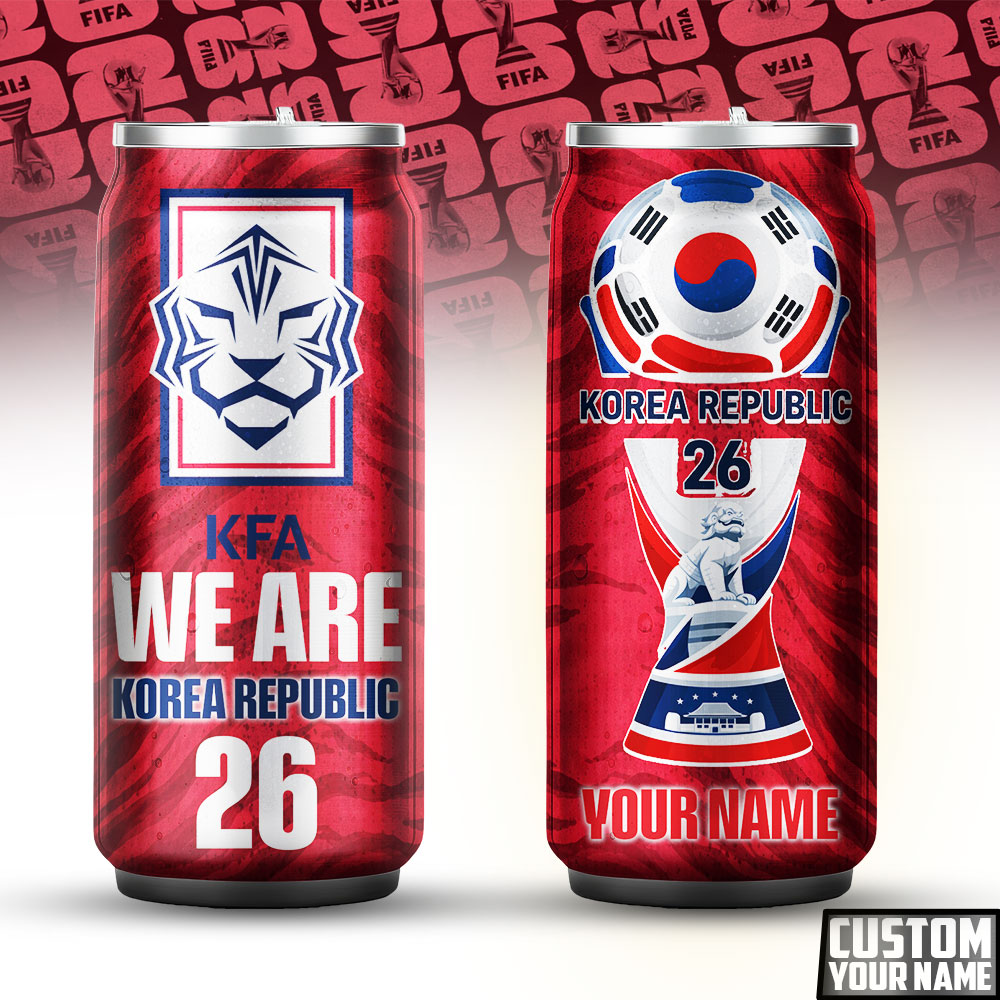 Korea Republic | Fifa WC26 Can Tumbler - Image 2