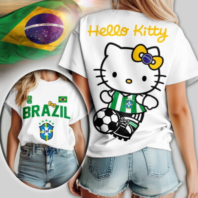 Brazil | Premium WC26 Hello Kitty Women Shirt