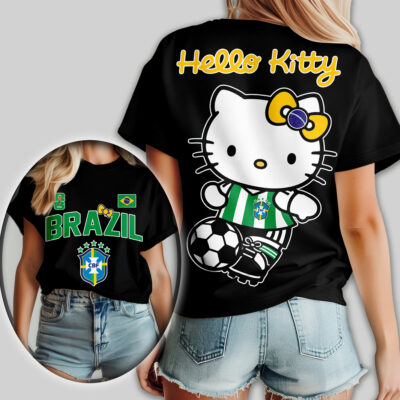 Brazil | Premium WC26 Hello Kitty Women Shirt