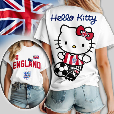 England | Premium WC26 Hello Kitty Women Shirt
