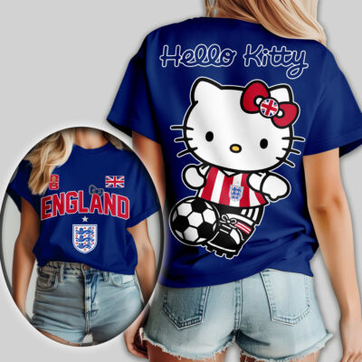 England | Premium WC26 Hello Kitty Women Shirt