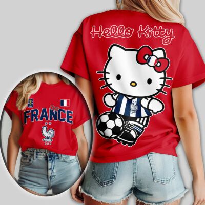 France | Premium WC26 Hello Kitty Women Shirt