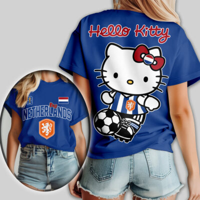 Netherlands | Premium WC26 Hello Kitty Women Shirt