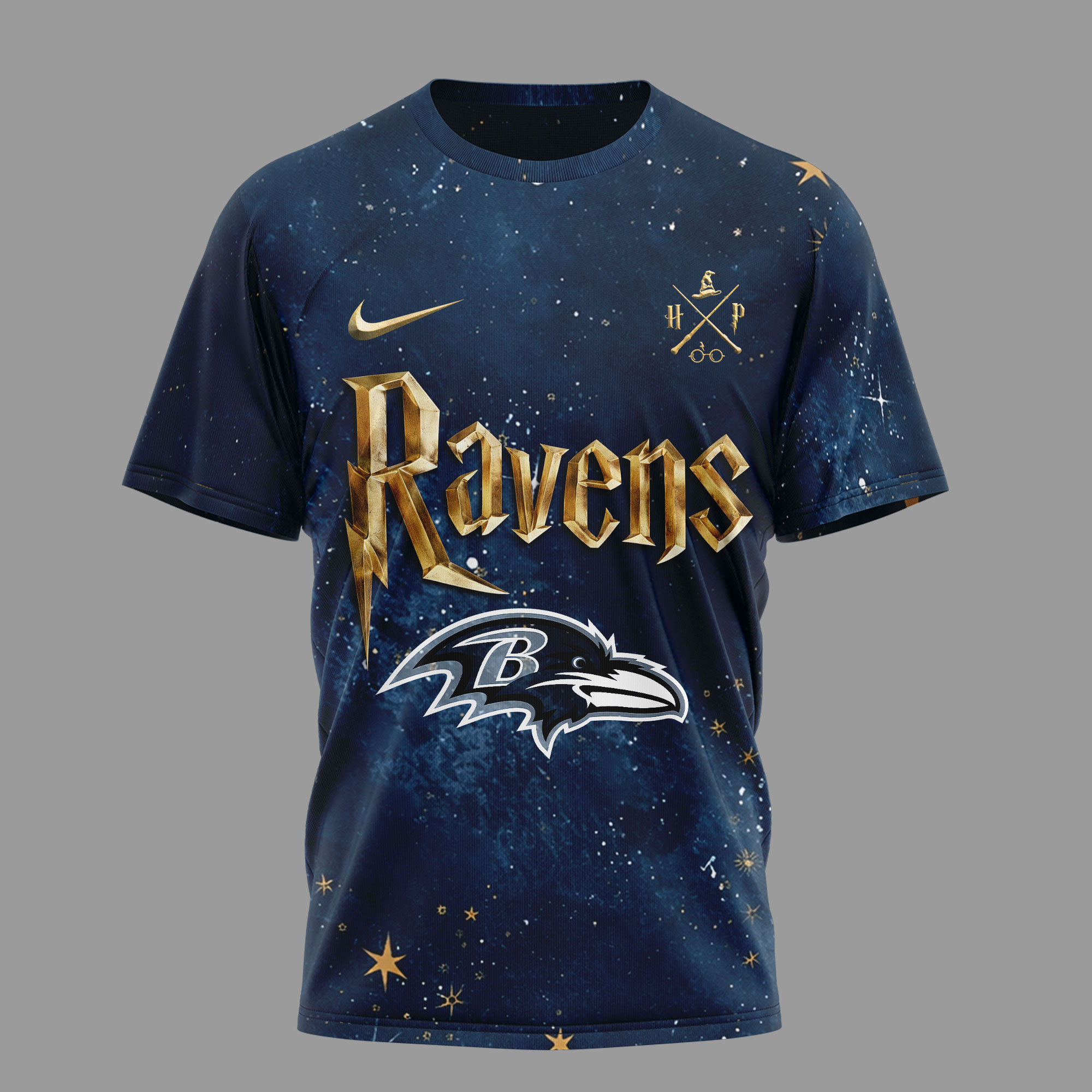 Baltimore Ravens | Premium NFL Harry Potter 25 Years Of Magic 3D Shirt - Image 3
