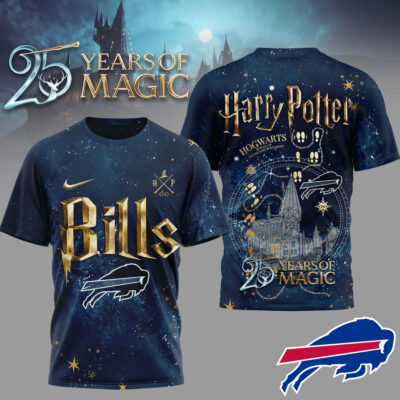 Buffalo Bills | Premium NFL Harry Potter 25 Years Of Magic 3D Shirt