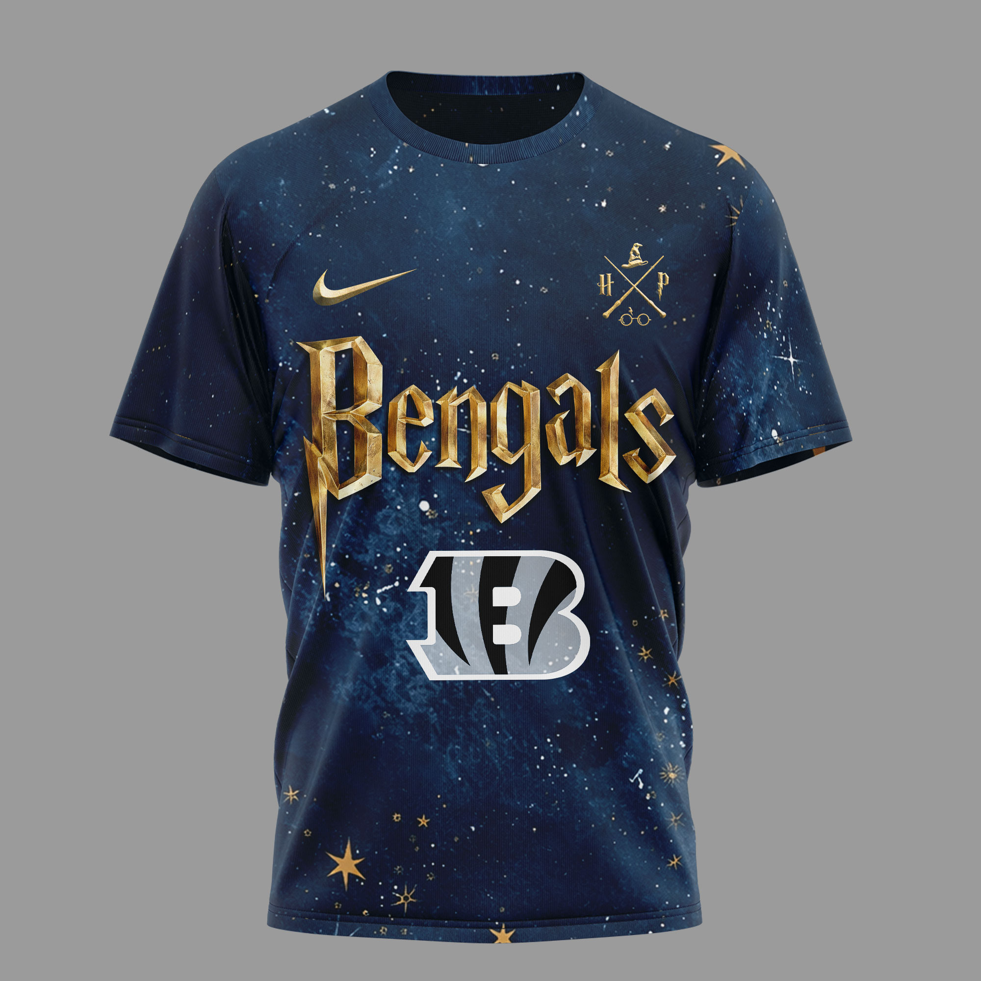 Cincinnati Bengals | Premium NFL Harry Potter 25 Years Of Magic 3D Shirt - Image 3