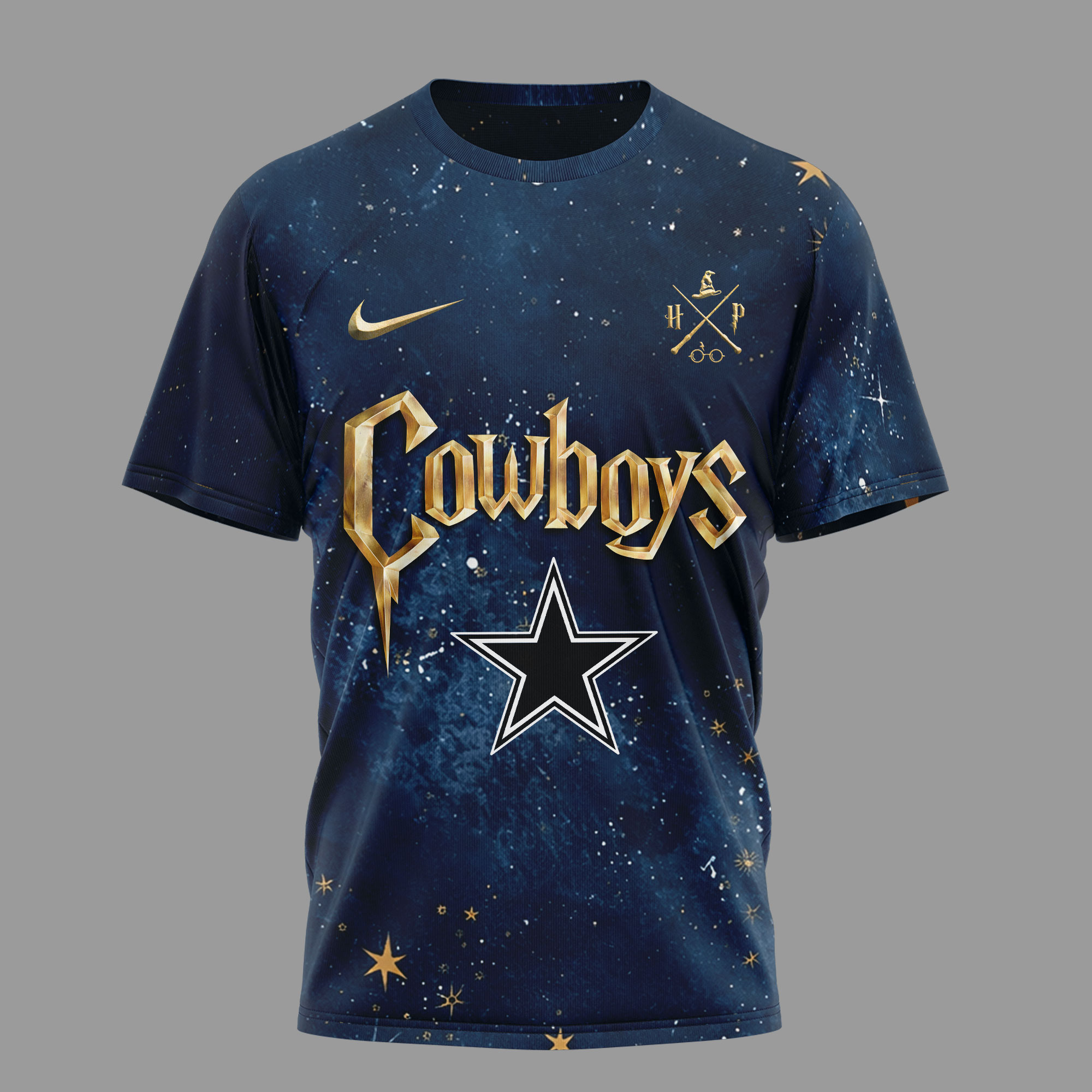 Dallas Cowboys | Premium NFL Harry Potter 25 Years Of Magic 3D Shirt - Image 3