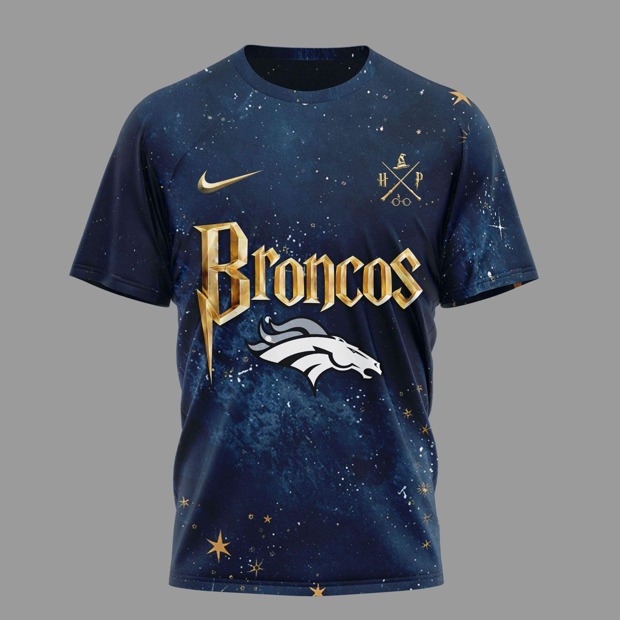 Denver Broncos | Premium NFL Harry Potter 25 Years Of Magic 3D Shirt - Image 3