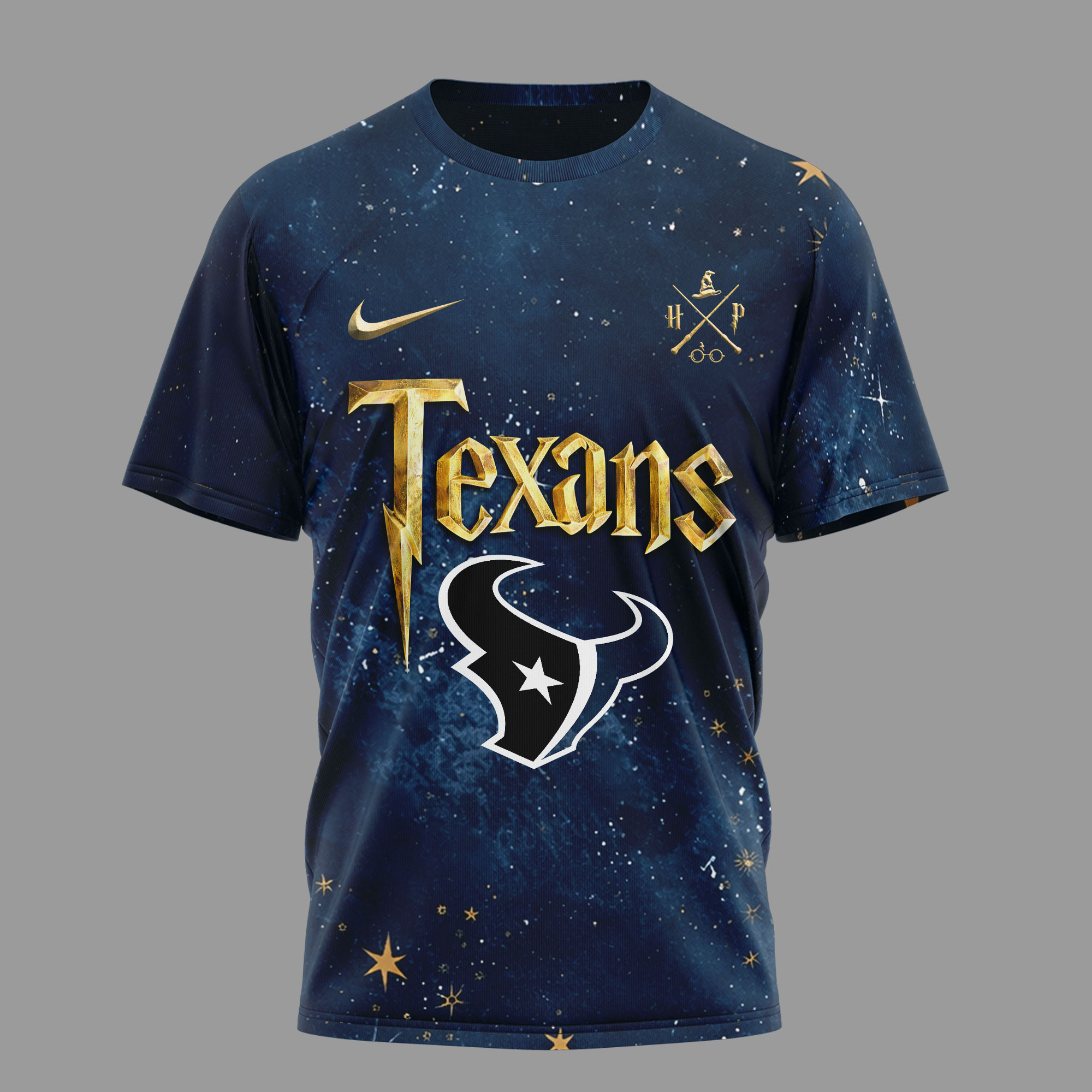 Houston Texans | Premium NFL Harry Potter 25 Years Of Magic 3D Shirt - Image 3