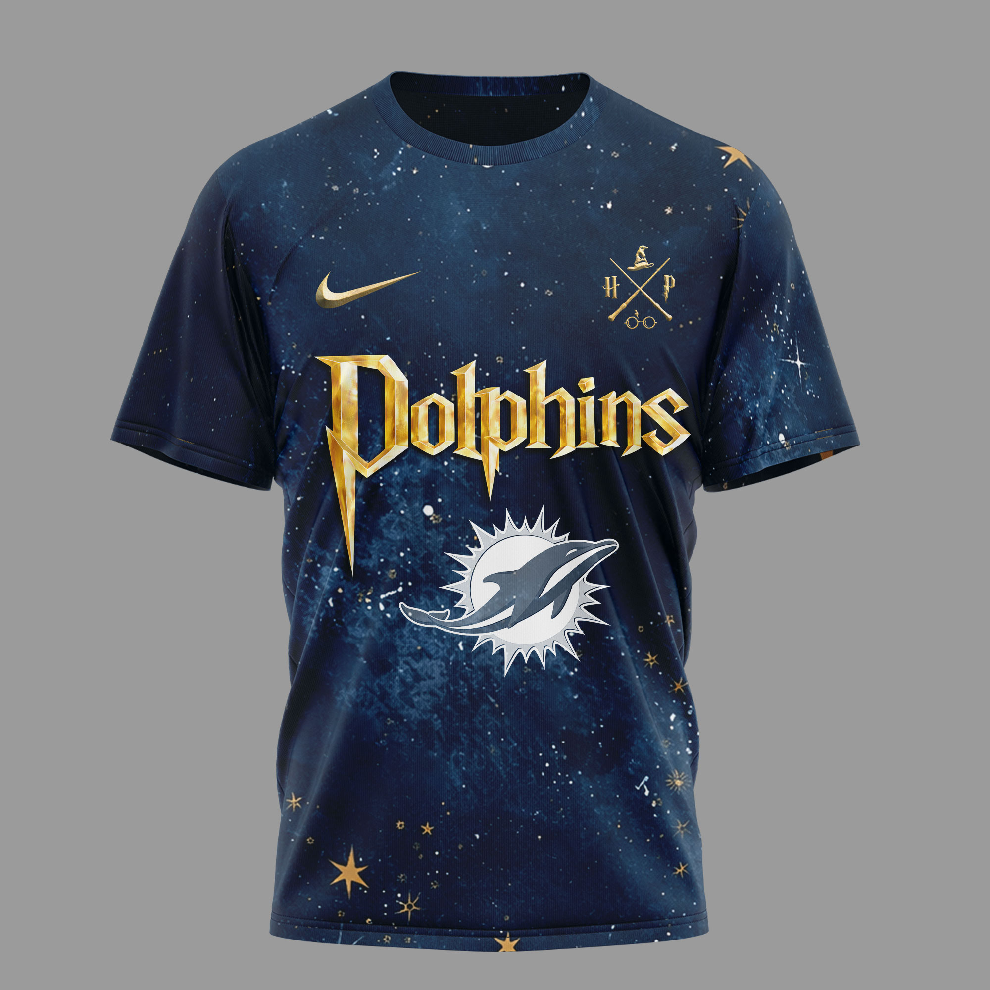 Miami Dolphins | Premium NFL Harry Potter 25 Years Of Magic 3D Shirt - Image 3