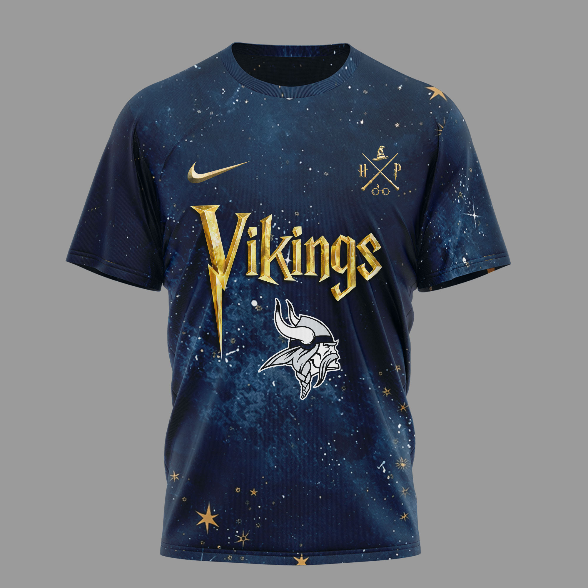 Minnesota Vikings | Premium NFL Harry Potter 25 Years Of Magic 3D Shirt - Image 3